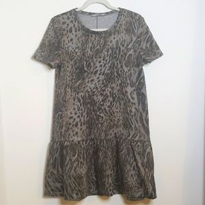 Zara Animal print minidress